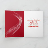 Weihnachtsvormittag Feiertagskarte (Innenseite)