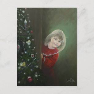 Weihnachtsvormittag Feiertagspostkarte