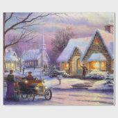 Weihnachtsvormittag Geschenkpapier (Flach)