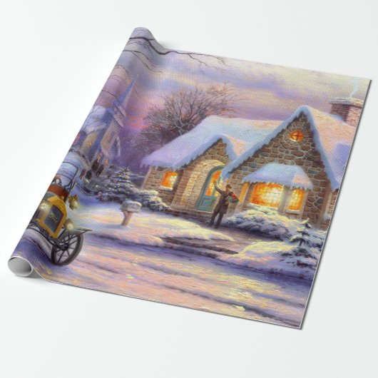 Weihnachtsvormittag Geschenkpapier (Ungerollt)