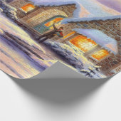 Weihnachtsvormittag Geschenkpapier (Ecke)