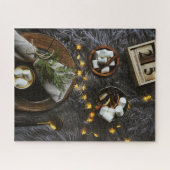 Weihnachtsvormittag Heiße Schokolade & Marshmellow Puzzle (Horizontal)