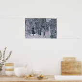 Weihnachtsvormittag im alten New York Poster (Küche)