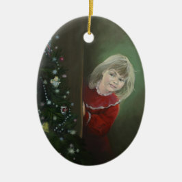 Weihnachtsvormittag Keramik Ornament