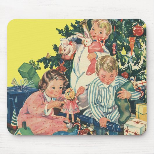 Weihnachtsvormittag, Kinder-Eröffnungsgeschenke Mousepad (Vorne)