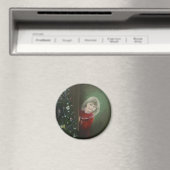 Weihnachtsvormittag Magnet (In Situ (Geschirrspüler))