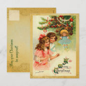 Weihnachtsvormittag Postkarte (Vorne/Hinten)