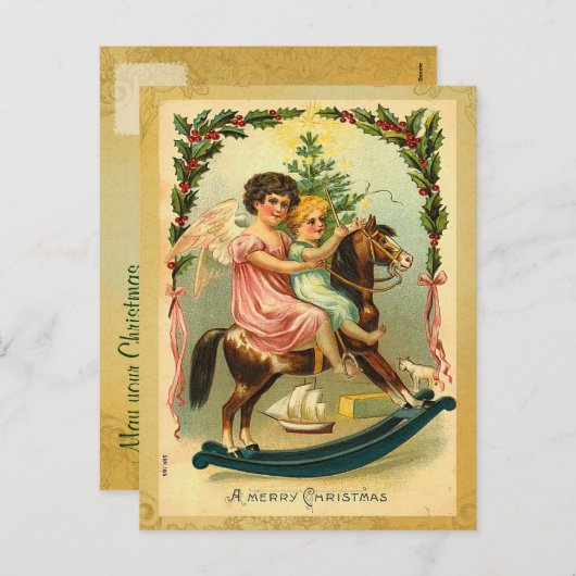 Weihnachtsvormittag Postkarte (Vorne/Hinten)