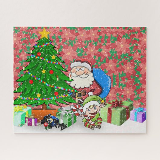 Weihnachtsvormittag Puzzle (Horizontal)