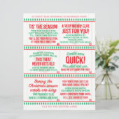 Weihnachtsvormittag Scavenger Hunt (Stehend Vorderseite)