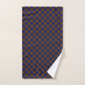 Weihnachtsvormittag Scottish Tartan Pattern Badhandtuch Set (Handtuch)