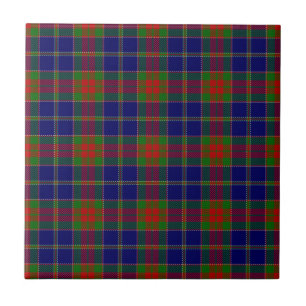 Weihnachtsvormittag Scottish Tartan Pattern Fliese