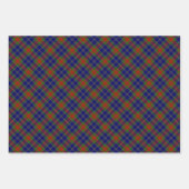Weihnachtsvormittag Scottish Tartan Pattern Geschenkpapier Set (Vorderseite)