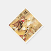 Weihnachtsvormittag Serviette (Ecke)