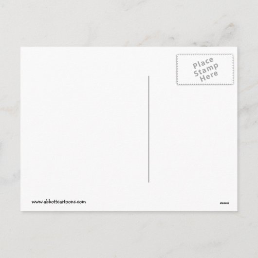 Weihnachtsvormittag Spaß Postkarte (Rückseite)