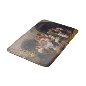 Weihnachtsvormittag (von Ferdinand Georg Waldmülle Badematte (Schrägansicht)