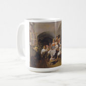 Weihnachtsvormittag (von Ferdinand Georg Waldmülle Kaffeetasse (Vorderseite Links)