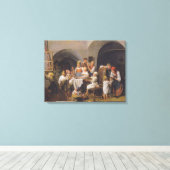 Weihnachtsvormittag (von Ferdinand Georg Waldmülle Leinwanddruck (Insitu (Holzboden))