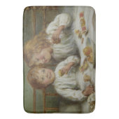 Weihnachtsvormittag (von Joseph Clark) Badematte (Vorderseite Vertikal)