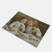 Weihnachtsvormittag (von Joseph Clark) Fußmatte (Schrägansicht)