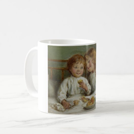 Weihnachtsvormittag (von Joseph Clark) Kaffeetasse (Vorderseite Links)