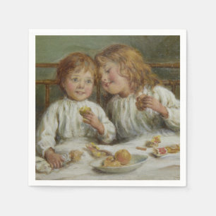Weihnachtsvormittag (von Joseph Clark) Serviette