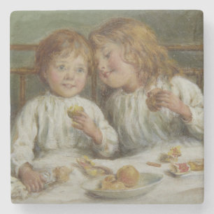 Weihnachtsvormittag (von Joseph Clark) Steinuntersetzer