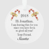 Weihnachtsvormittag Weihnachtsfeier - Siehe Umkehr Ornament (Rückseite)