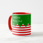 Weihnachtsvormittagsbrennstoff-Tasse Tasse (Vorderseite Links)