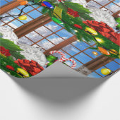 Weihnachtsvormittagspapier Geschenkpapier (Ecke)