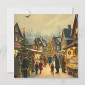 Weihnachtsvorstellung Feiertagskarte (Vorderseite)