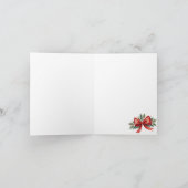 Weihnachtsvorstellung Feiertagskarte (Innenseite)