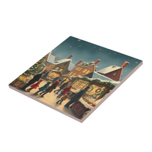 Weihnachtsvorstellung Fliese (Seite)