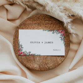 Weihnachtsvorstellung für Platzkarten Begleitkarte