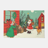 Weihnachtsvorstellung Fußmatte (Vorderseite)