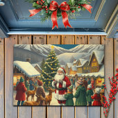 Weihnachtsvorstellung Fußmatte