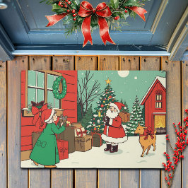 Weihnachtsvorstellung Fußmatte