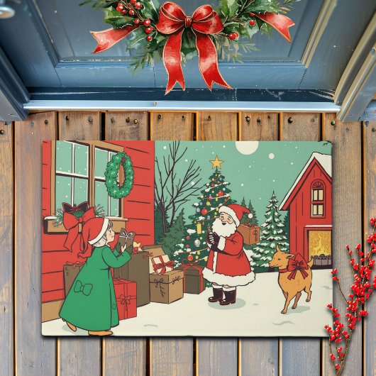 Weihnachtsvorstellung Fußmatte