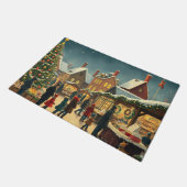 Weihnachtsvorstellung Fußmatte (Schrägansicht)