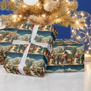 Weihnachtsvorstellung Geschenkpapier