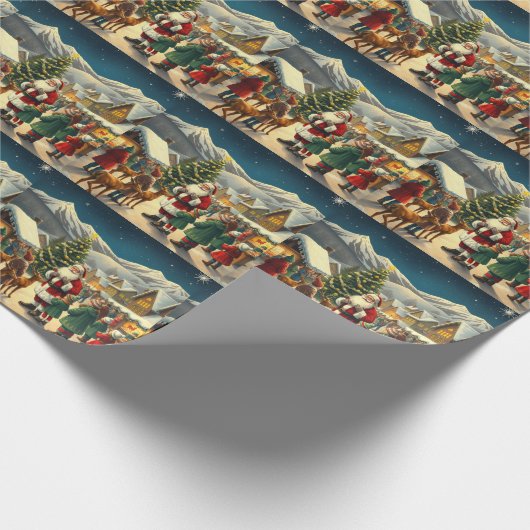 Weihnachtsvorstellung Geschenkpapier (Ecke)