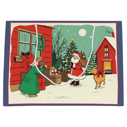 Weihnachtsvorstellung Große Geschenktüte (Vorderseite)