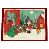 Weihnachtsvorstellung Große Geschenktüte (Vorderseite)