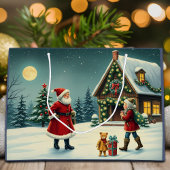 Weihnachtsvorstellung Große Geschenktüte