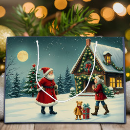 Weihnachtsvorstellung Große Geschenktüte