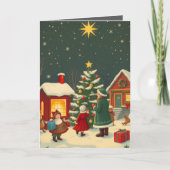 Weihnachtsvorstellung Karte (Vorderseite)