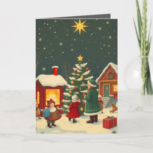 Weihnachtsvorstellung Karte (Vorderseite)