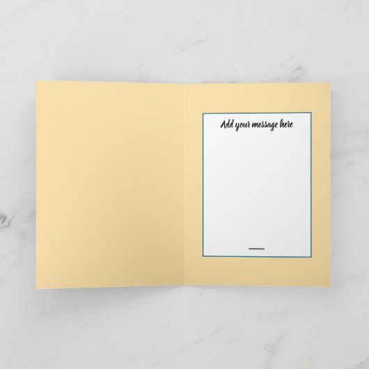 Weihnachtsvorstellung Karte (Innenseite)