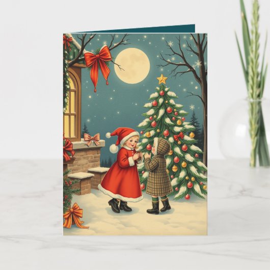 Weihnachtsvorstellung Karte (Vorderseite)