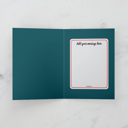 Weihnachtsvorstellung Karte (Innenseite)